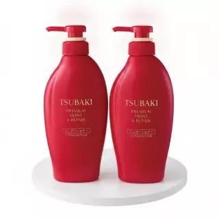 TSUBAKI 프리미엄 모이스트 리페어 컨디셔너 450ml 2개 ( + 증정 츠바키 2종 샤쉐 1매 + 츠바키 마스크 1