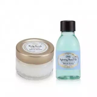 [OY단독] 사봉 바디리츄얼 세트 (바디스크럽 60g+샤워오일50ml)