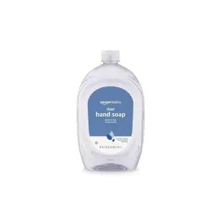 Amazon Basics Gentle  Mild 투명 액체 손 비누 리필, 트리클로산 프리, . 완료, pH 균형, 크루얼티 147.3