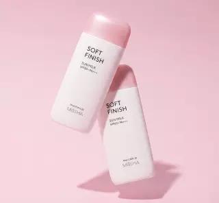 미샤 올 어라운드 세이프 블록 소프트피니쉬 선 밀크 톤보정선크림 70ml, 2개 1030414