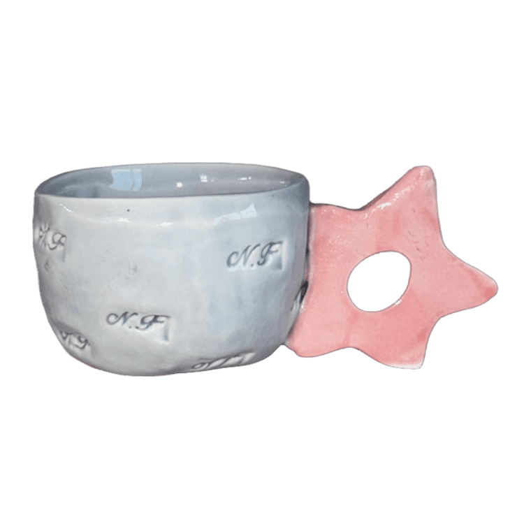 ICY BLUE & PINK STAR CUP