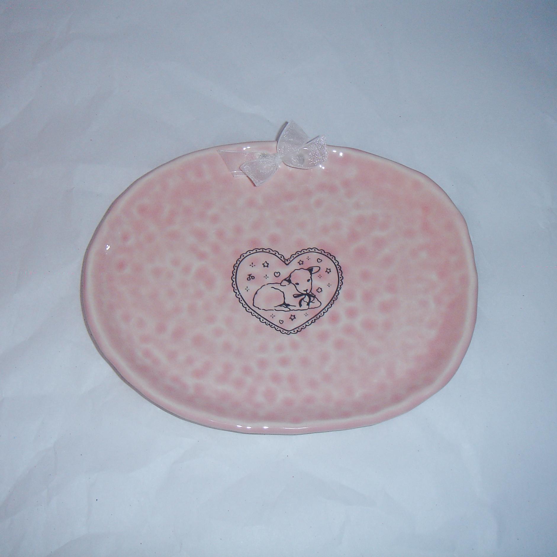 Yesceramic tray - baby pink