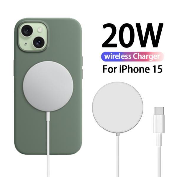 애플 오리지널 마그네틱 무선 충전 맥세이프 30W USB C 고속 충전기 아이폰 15 프로 맥스 14 13 12 미니