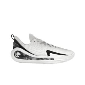 정품 언더아머 커리 플로우 12 화이트 블랙 Under Armour Curry Flow White 930011