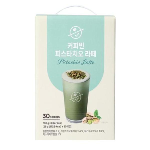 라떼분말 커피빈 피스타치오 라떼 x 26g 30ct