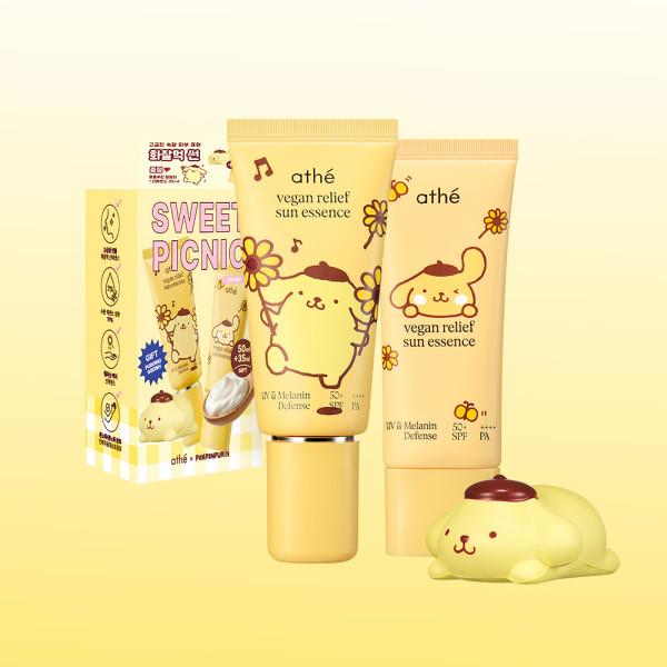 폼폼푸린 콜라보/말랑이35ml 아떼 수분 선에센스EX 50ml /단품 198045