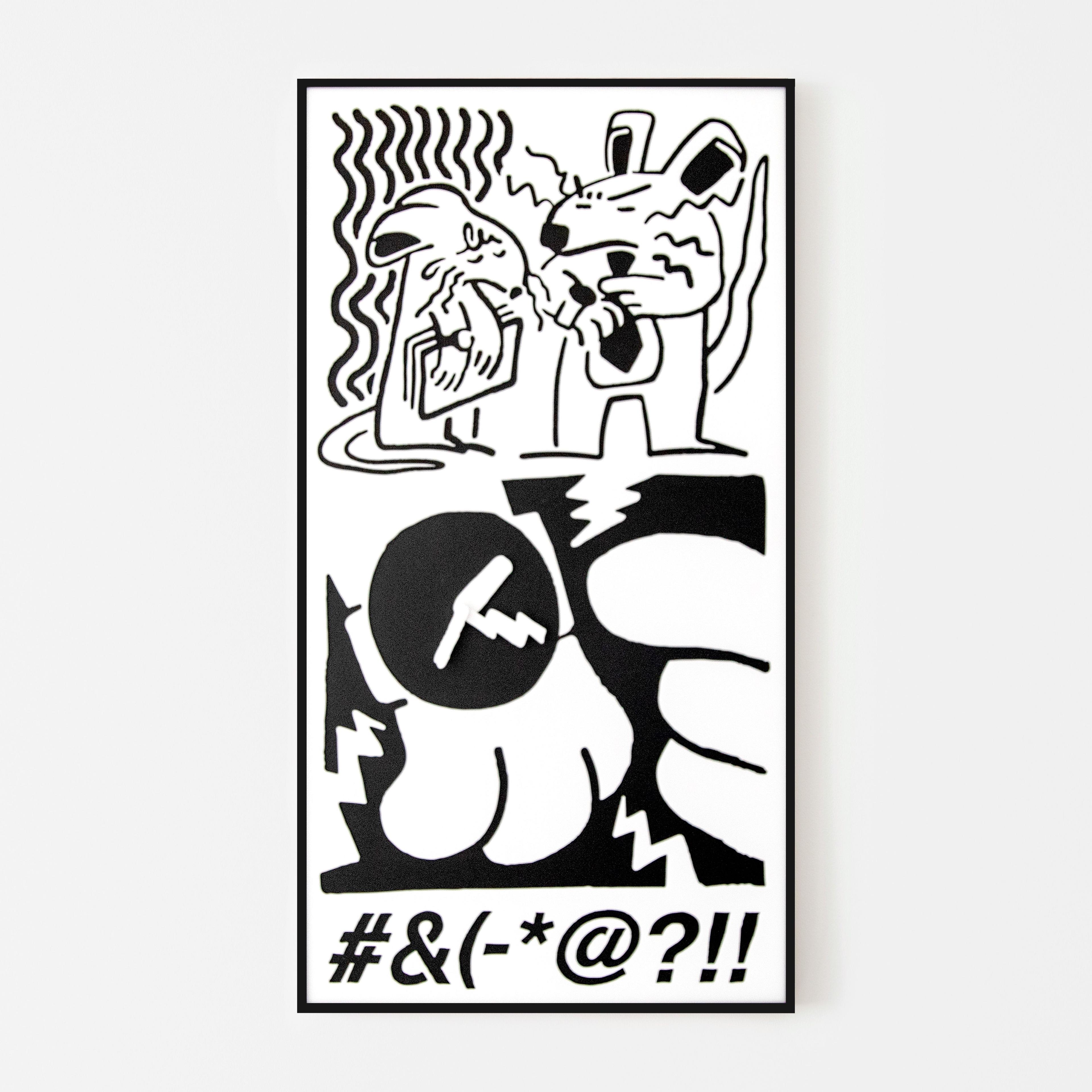 카툰 시계 :: 꾸중듣는 쥐돌이