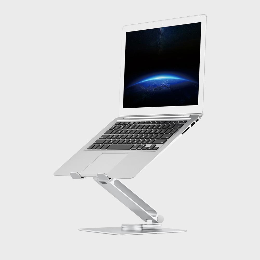 엔보우 알루미늄 노트북 태블릿 360도 회전 스탠드 거치대 받침대 F160