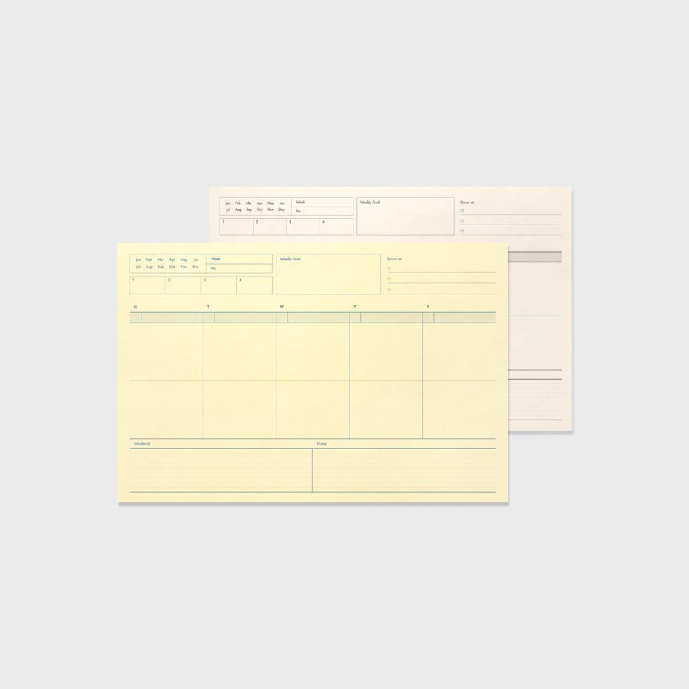 Weekly pad