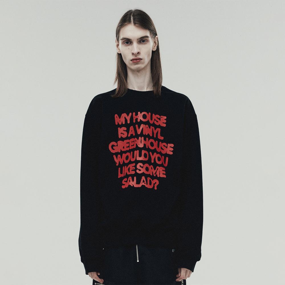 MY HOUSE SWEATSHIRTS BLACK (VH2DFUM442A)