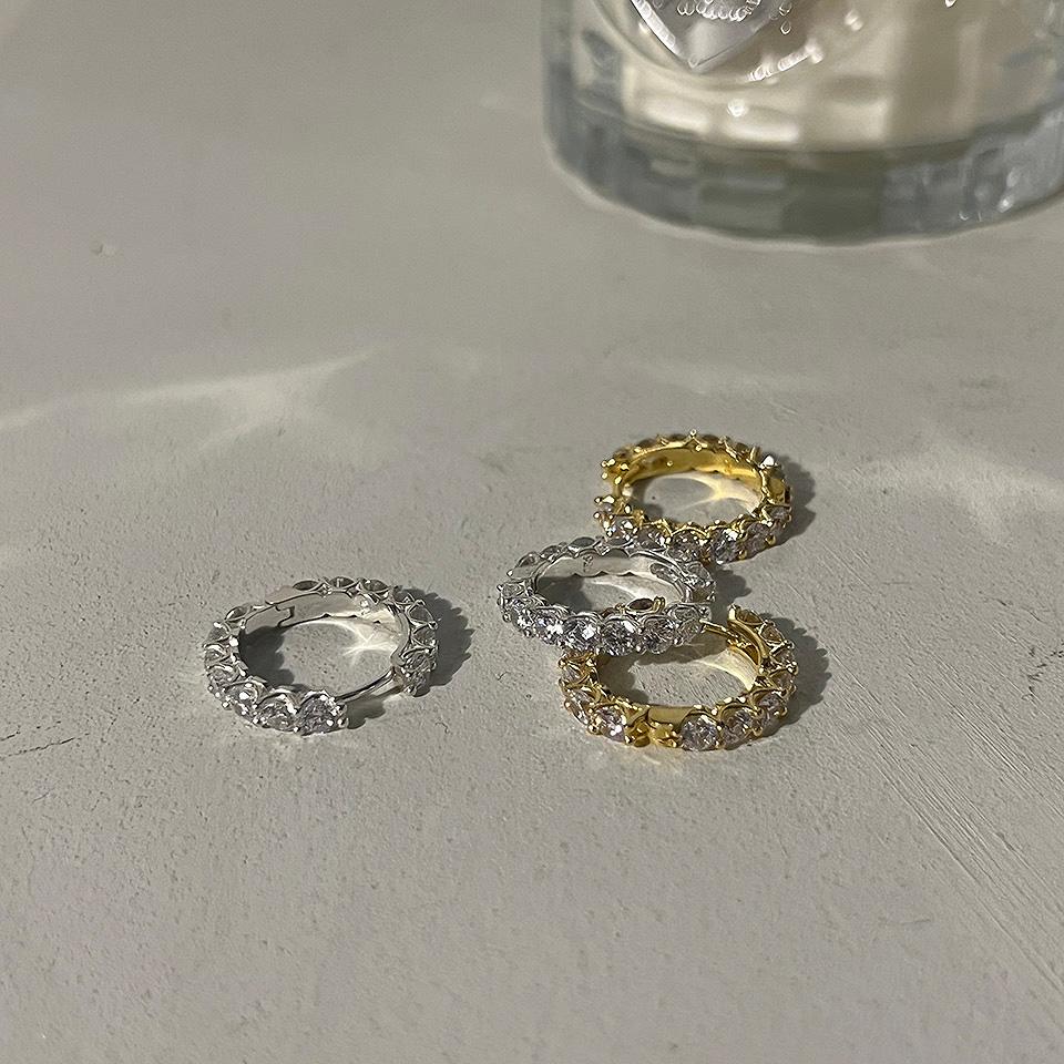 [925silver] Party earring (2color)