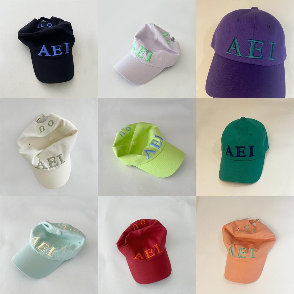 Aeiou Logo Lettering Cap 10 Colors