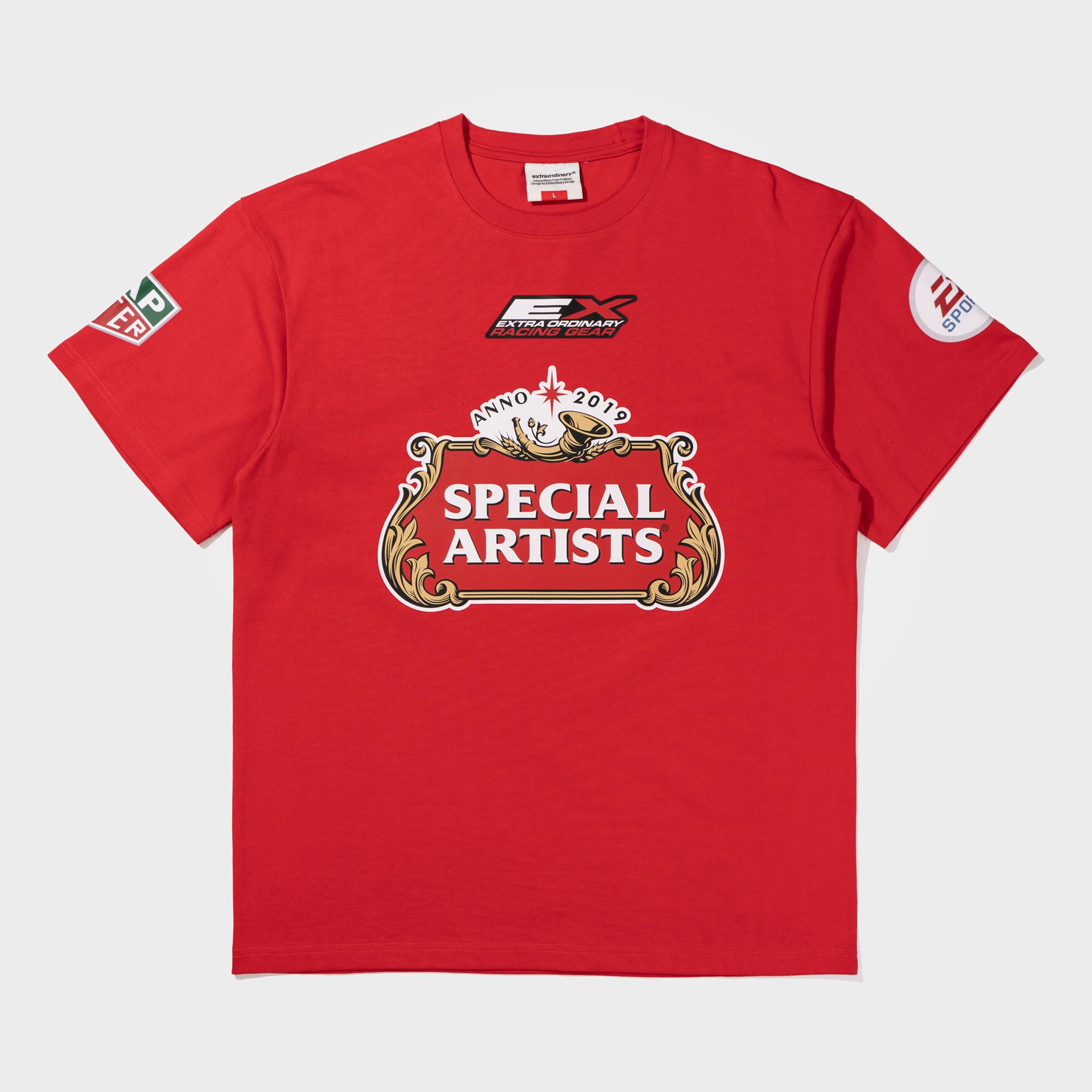 RACING SYMBOL TEE  RED