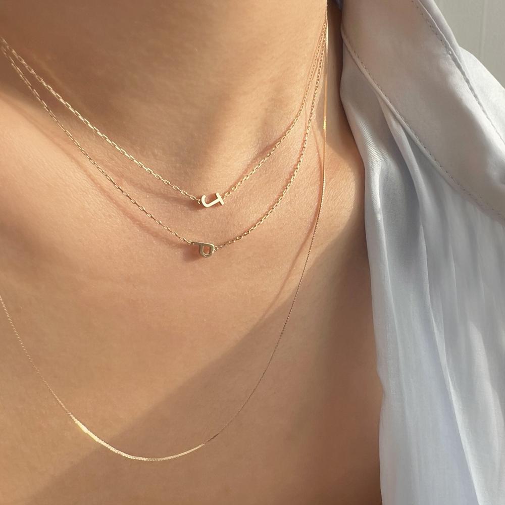 14k gold 에트 네크리스