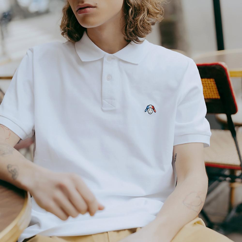 TIMAN - Small mutton Polo T-shirt_White