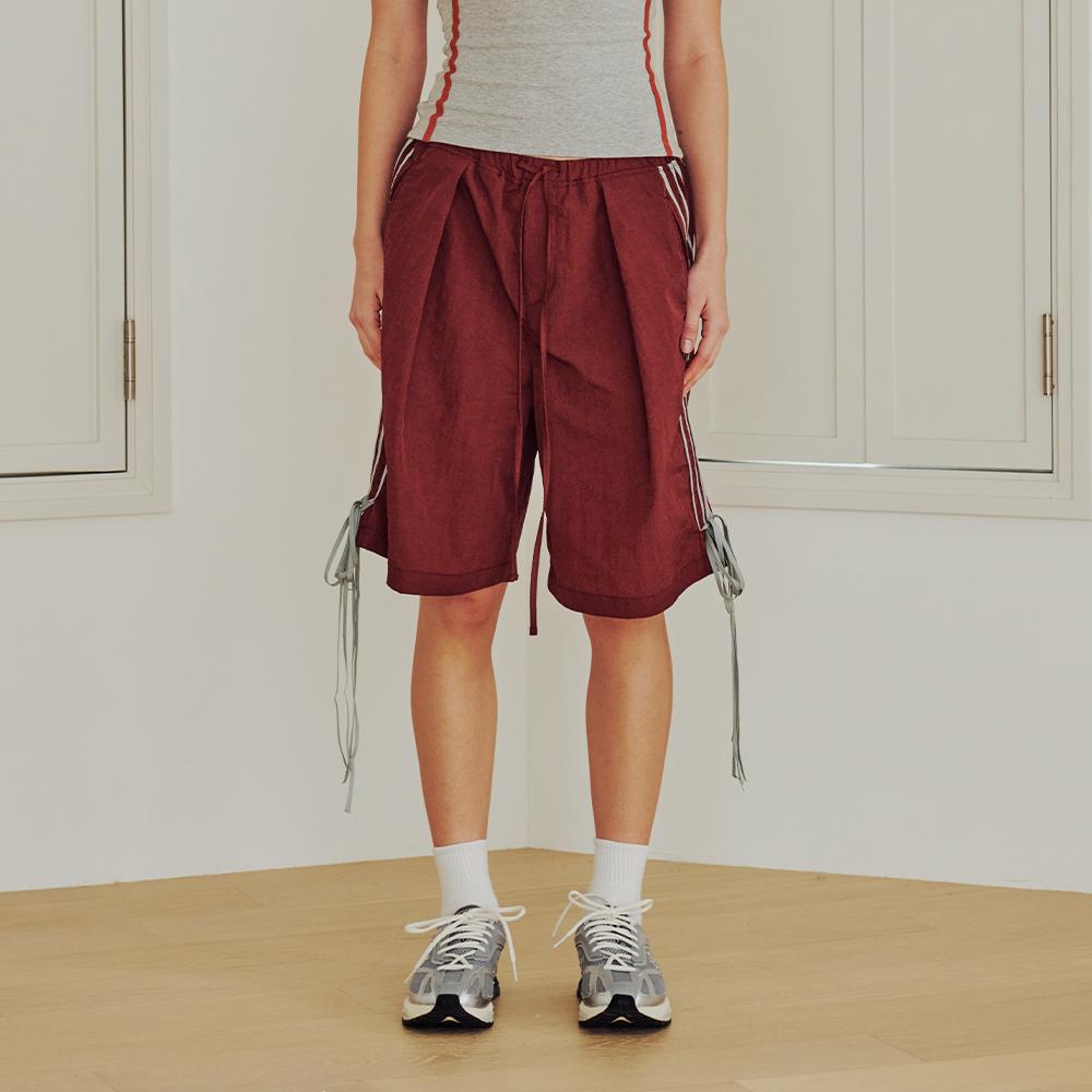 Strap Boxer Pants (WINE)