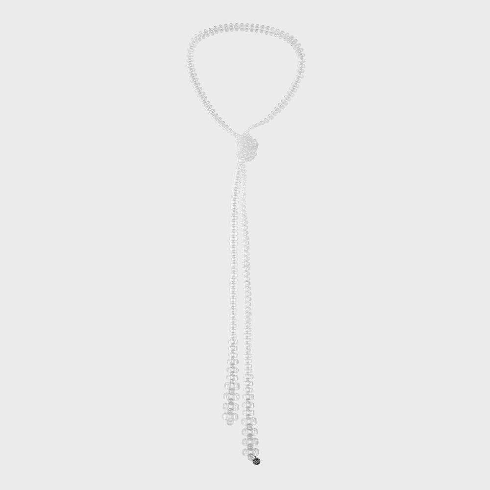 BEADED MULTI CLEAR TIE