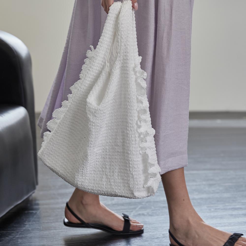 Crinkle frill bag - 3colors