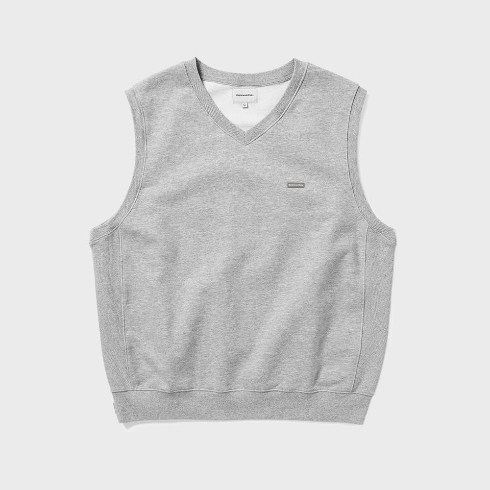 (FW24) T.N.T. Classic HDP V Neck Vest Heather Grey