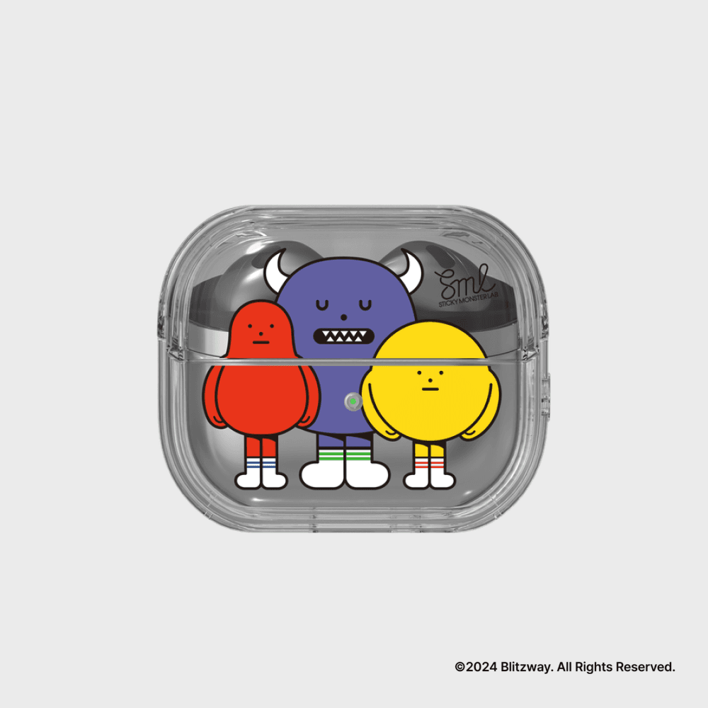 스티키몬스터랩 프렌즈 클리어 커버 for Galaxy Buds3 Pro