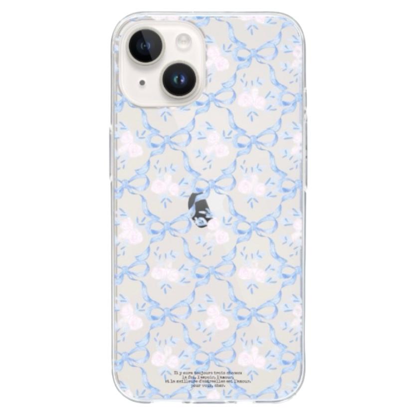 ribbon flower pattern iPhone Case 아이폰 갤럭시 케이스