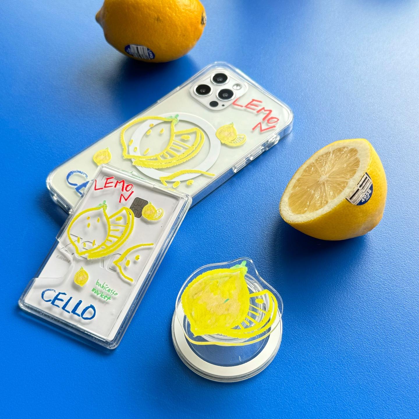 [Magsafe]Lemon Case &Lemon Card Pocket Set