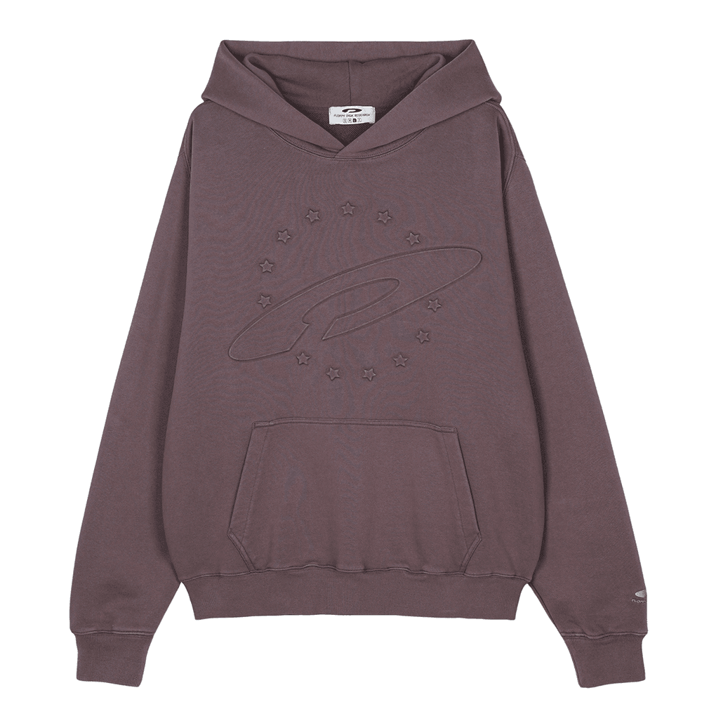 Embo Pigment Star Disk Logo Hoodie Purple