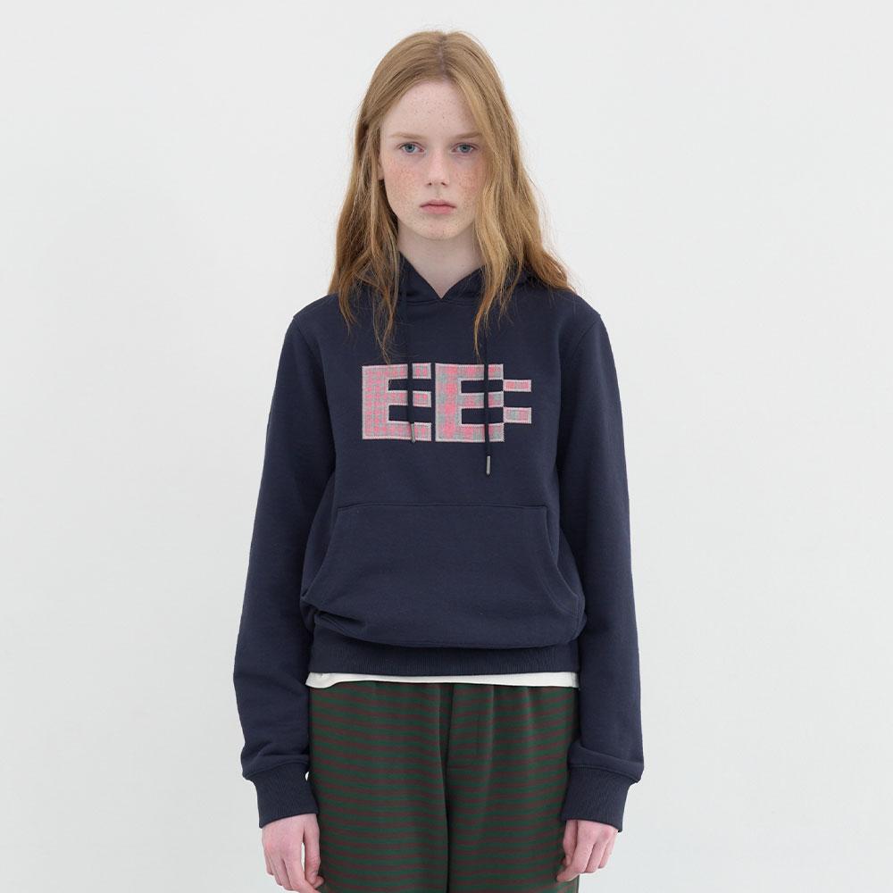 픽셀 로고 후디 (Navy)