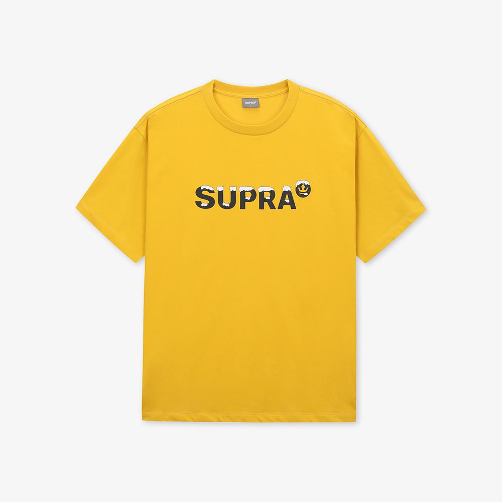 스노우 그래픽 반팔 티셔츠(YELLOW)