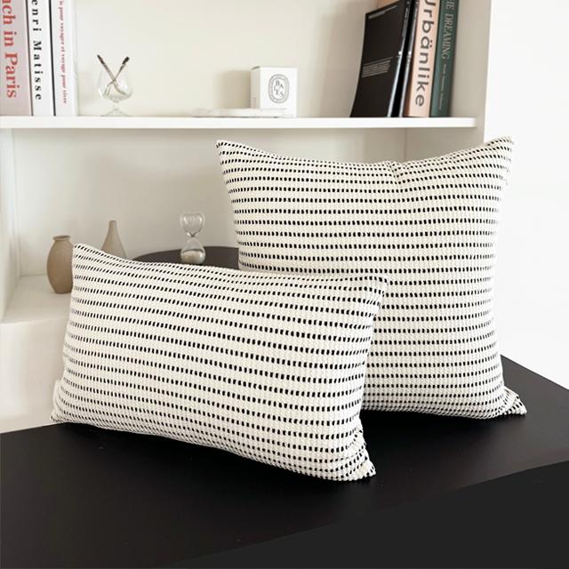 스트라이프 도비 소파 쿠션커버 2colors 2size
