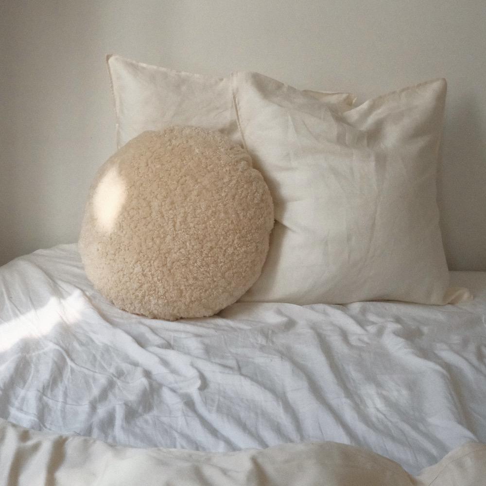 [솜 분리 가능] Fur Cushion_Circle