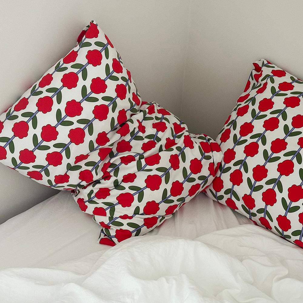 vintage flower pillow