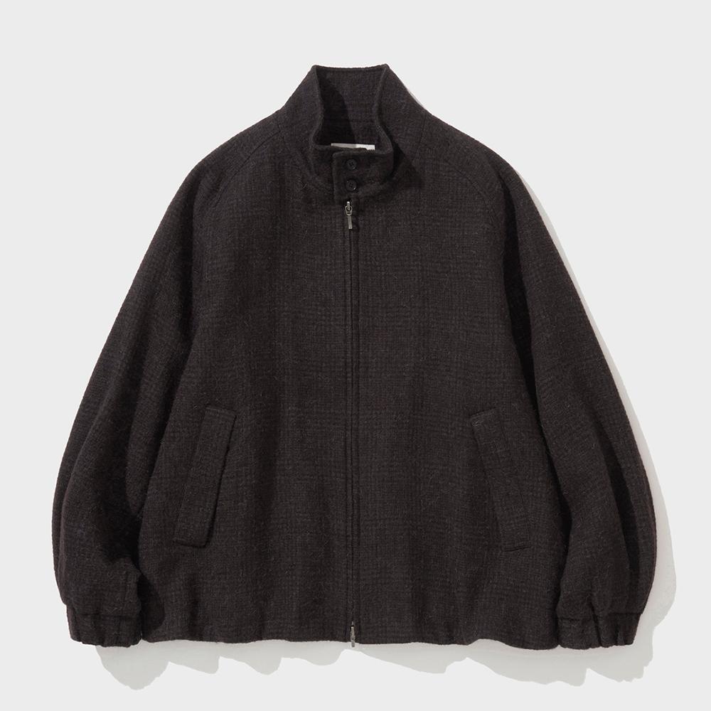 WOOL HARRINGTON JACKET (PURPLE)