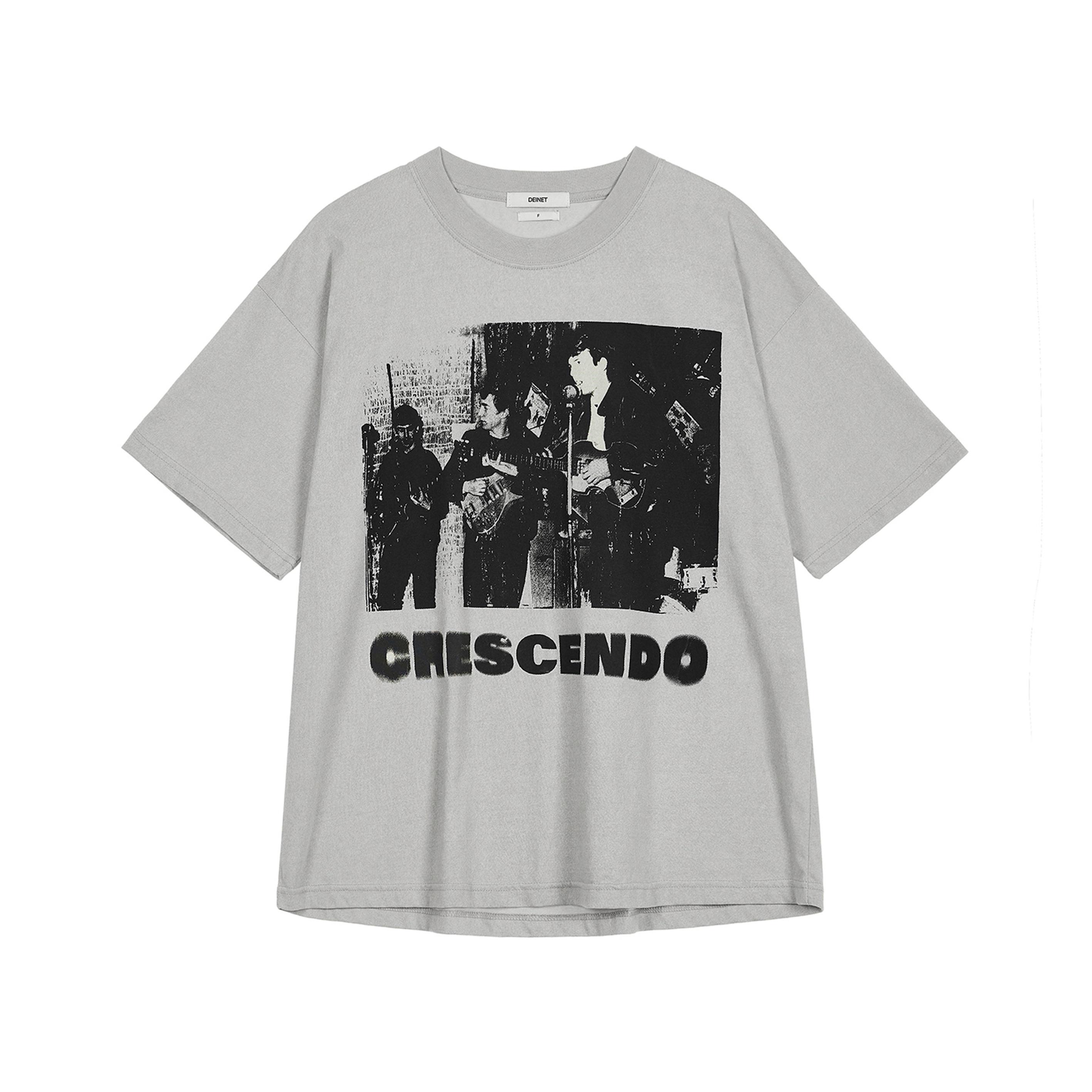 CRESCENDO GRAPHICS T-SHIRT IN GREY