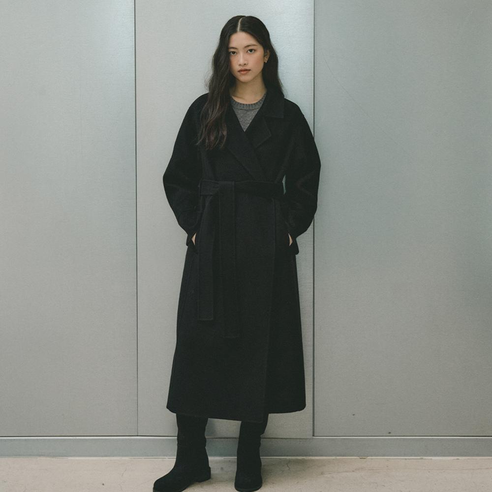 handmade cashmere coat (3col)