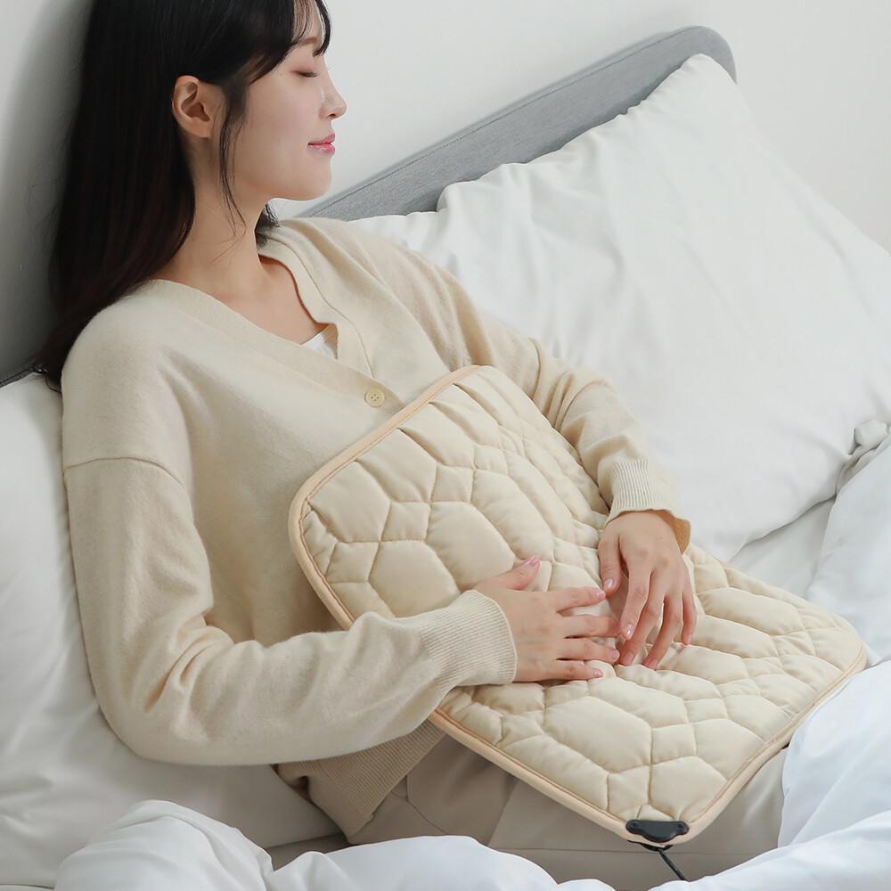 [휴라이즈] 원터치 온도조절 전자파 제로 USB 온열 방석 사무실 고양이 전기방석