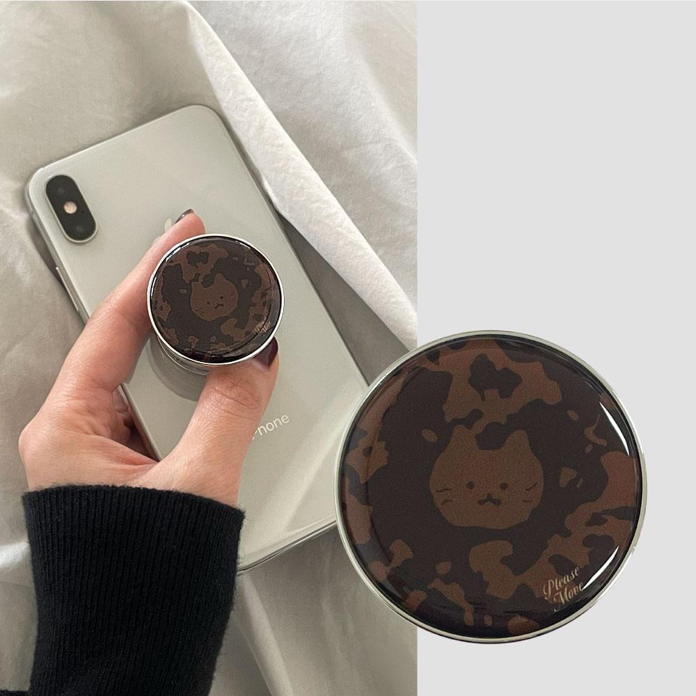 레오파드에 빠진 고양이 스마트톡