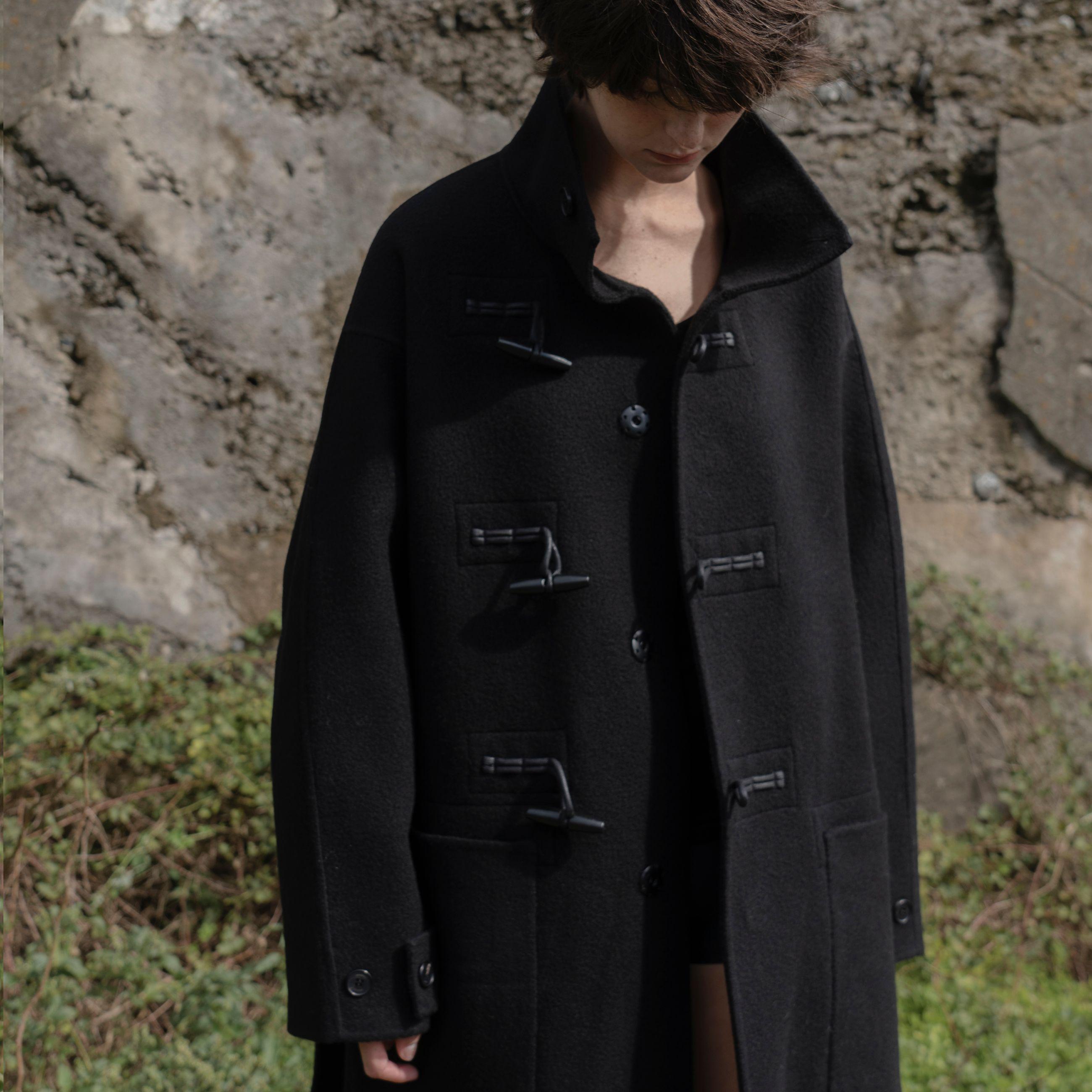 HANDMADE COAT-BLACK