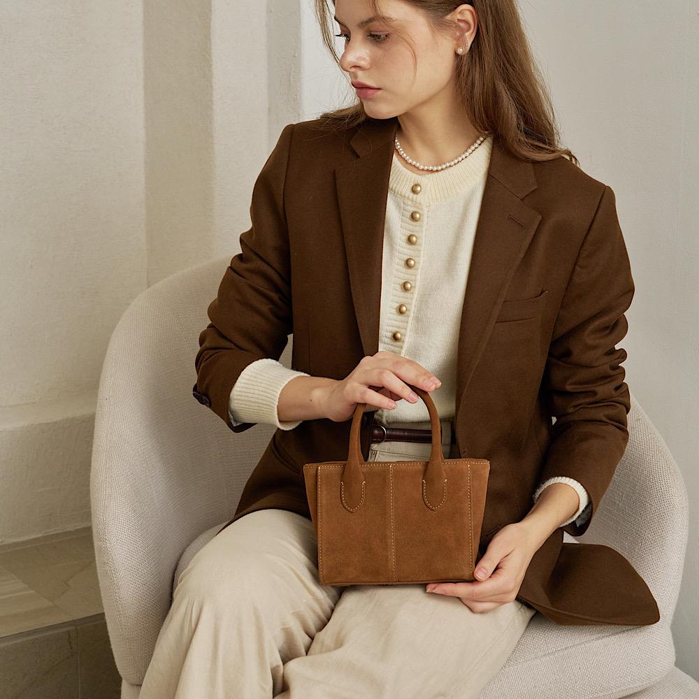 Brunir Suede Bag_Small