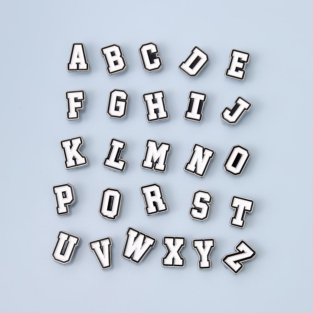 꼴레 알파벳 메탈 스티콘 화이트 VER.3 (A-Z)
