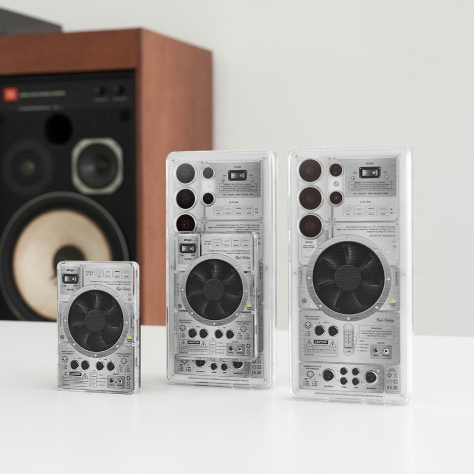 [선물포장] 월간 엘라고 Audio Amp 갤럭시 S25 플러스 울트라 맥세이프 하이브리드 케이스