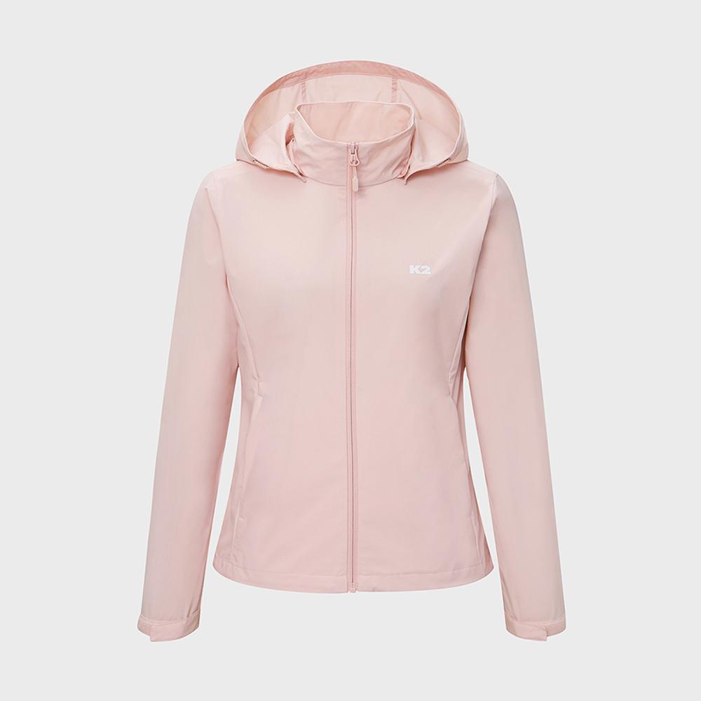 BOOST_스탠다드 방풍 자켓 W_Light Pink_KWM25194P1