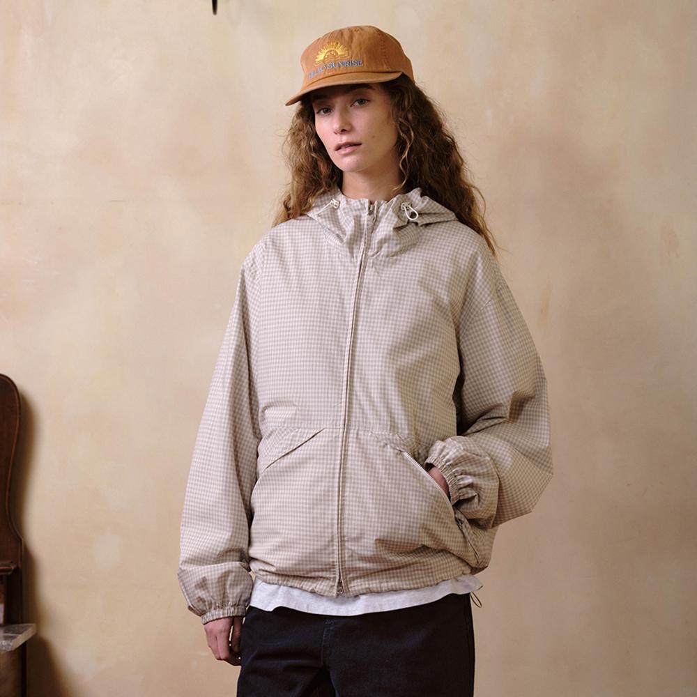 Travel Hooded Jacket_Ivory