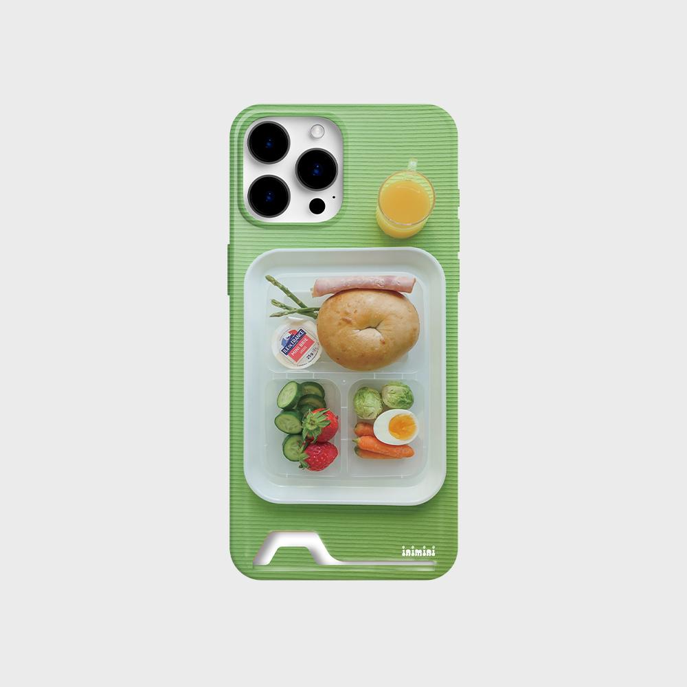 bagel lunch box card case