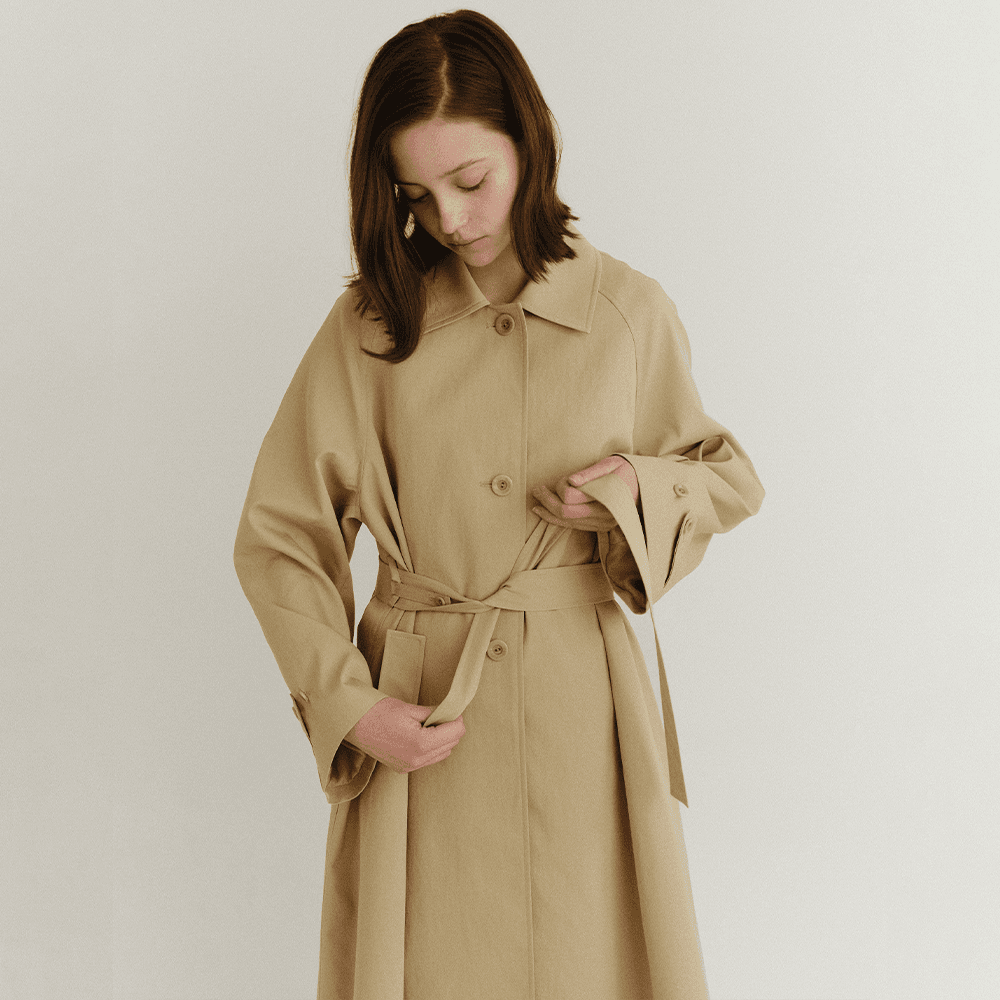 루덴 트렌치 코트 (Beige)