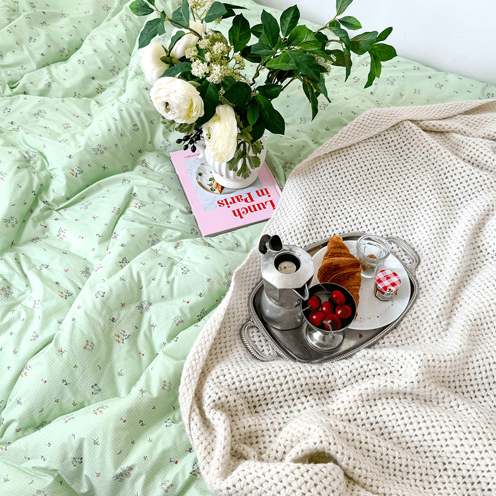 Dollhouse Mint Bedding