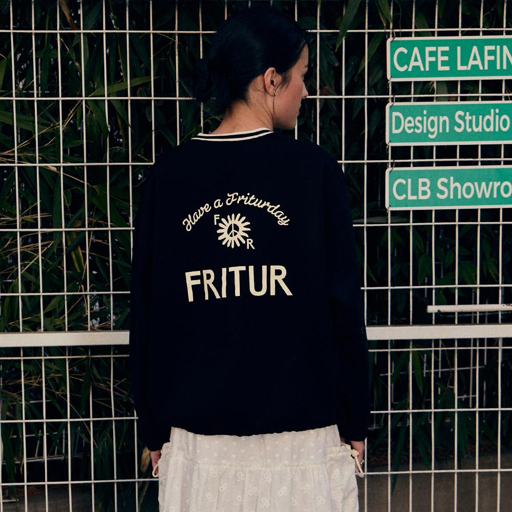 Rugby Graphic Sweatshirt Black_F251MT01