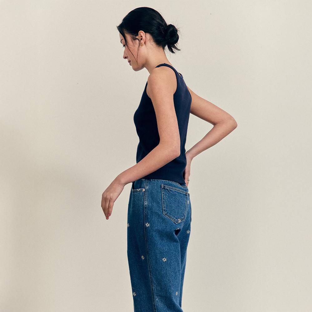 Kyoto Denim Pants Blue_F251DE01