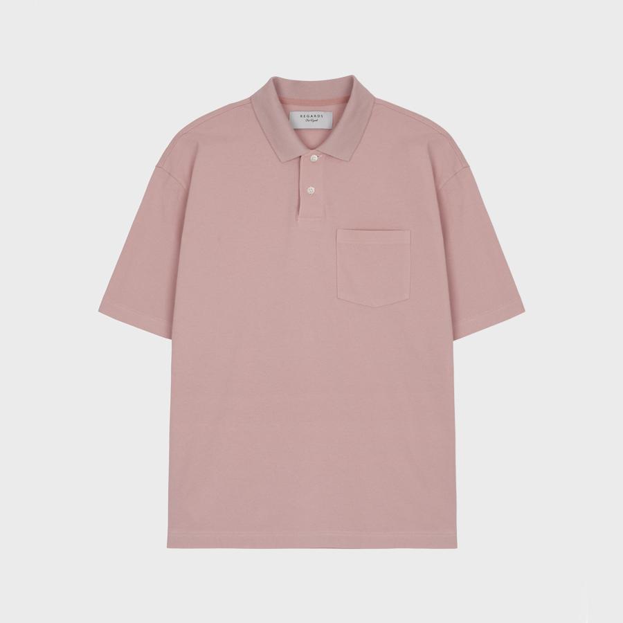 Loose Fit Dry Pique T-Shirt - Dust Pink