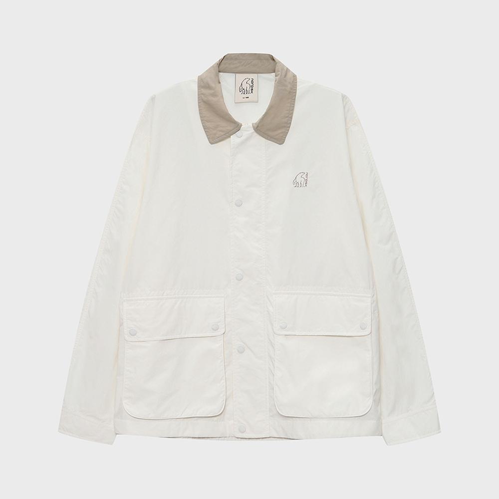 경량 헌팅 자켓 - M_Off White_OMM25112W3